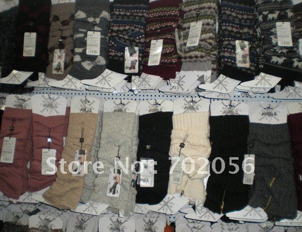 Womens knit Leg Warmers Tight 100 pairs/lot mixed #2357