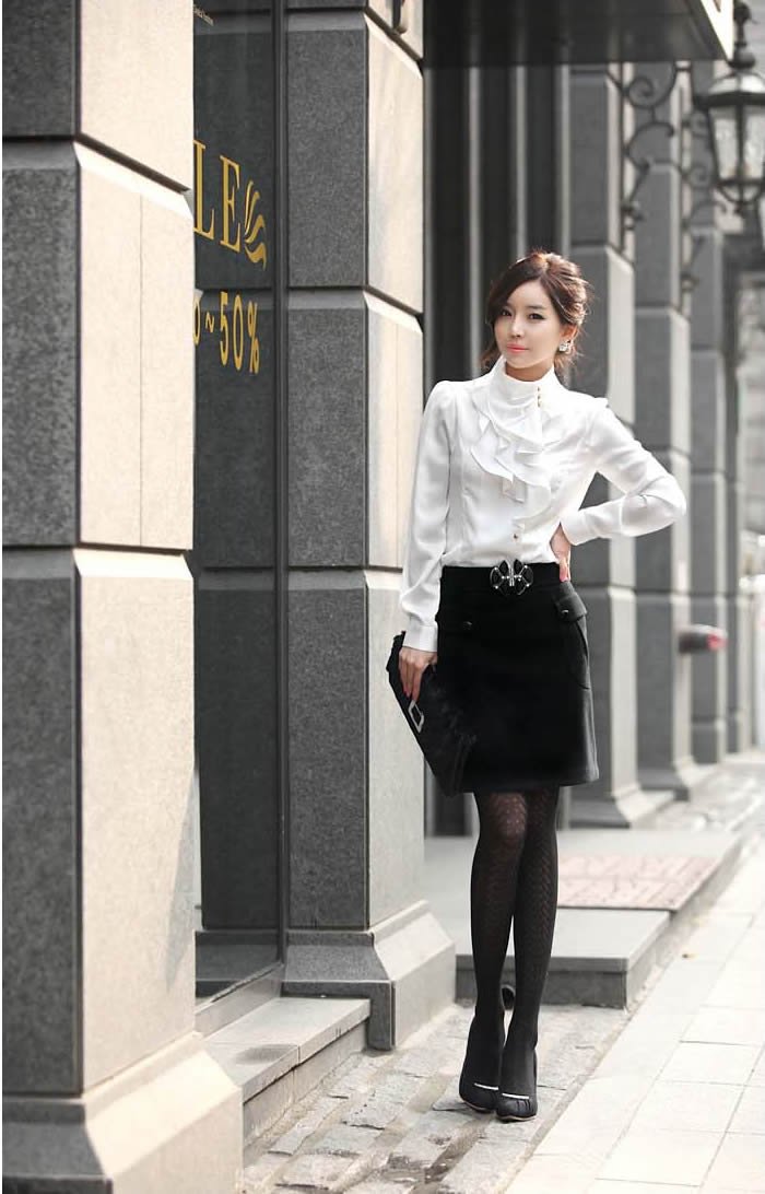 Womens Long Sleeve shirt  2012 new   blouse  free shipping