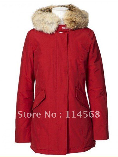 Womens Woolrich Artie Parka Winter Down Jackets Trekking Coat free shipping Best Quality