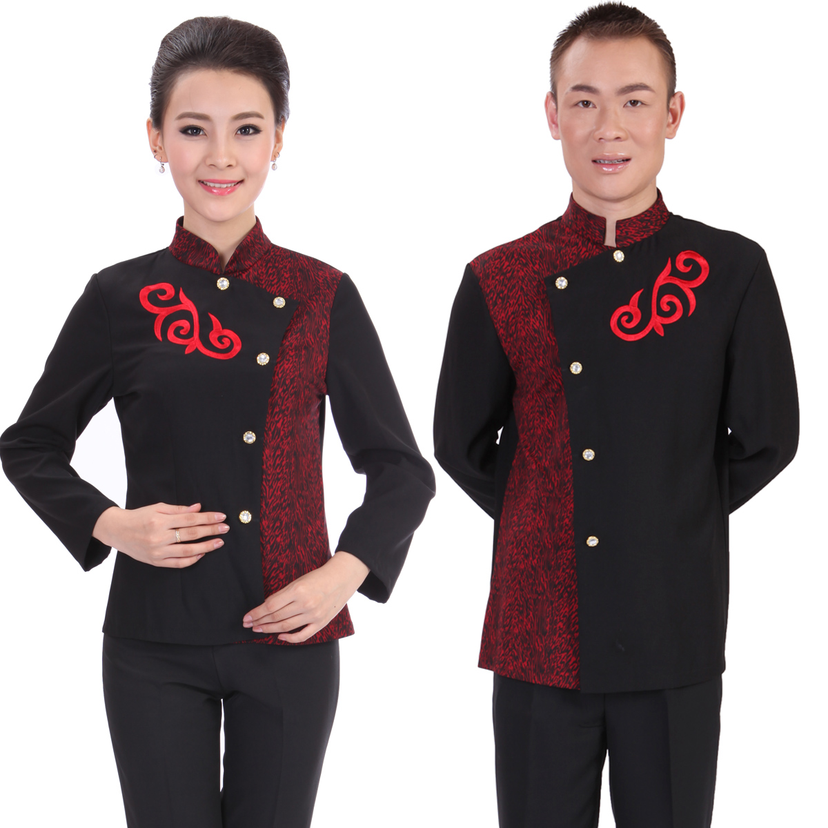 Work wear autumn and winter female work wear uniform winter long-sleeve male