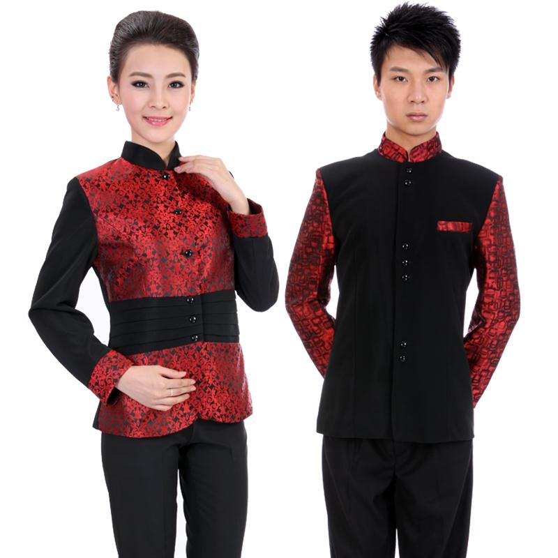 Work wear autumn and winter tang suit long-sleeve