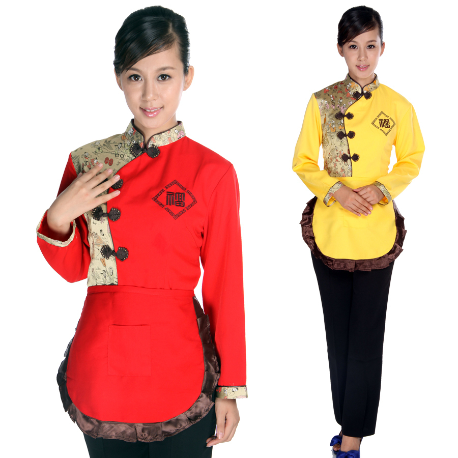 Work wear autumn and winter the front desk long-sleeve uniform