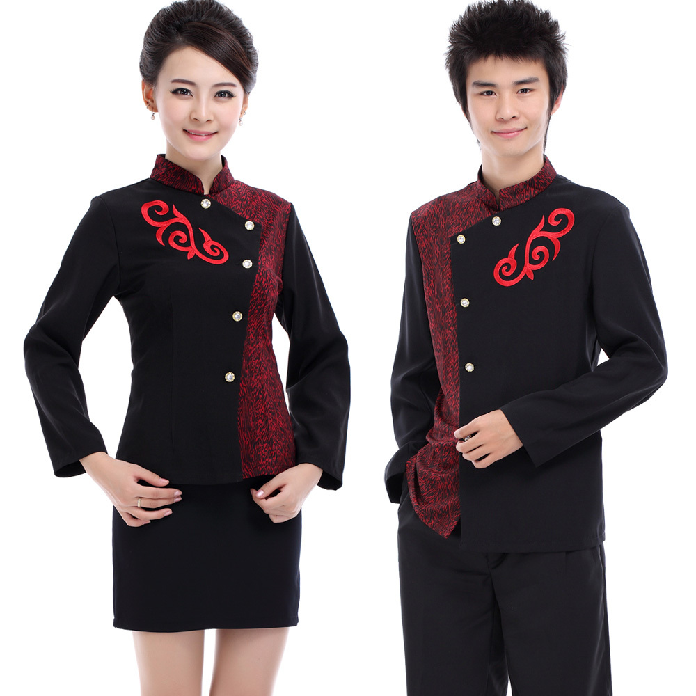 Work wear autumn and winter uniform set long-sleeve