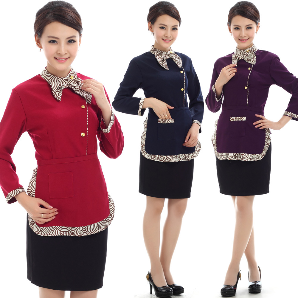 Work wear autumn and winter work wear autumn restaurant uniforms female