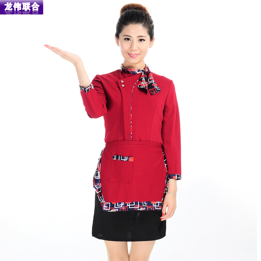 Work wear autumn and winter work wear long-sleeve catering clothing ct660