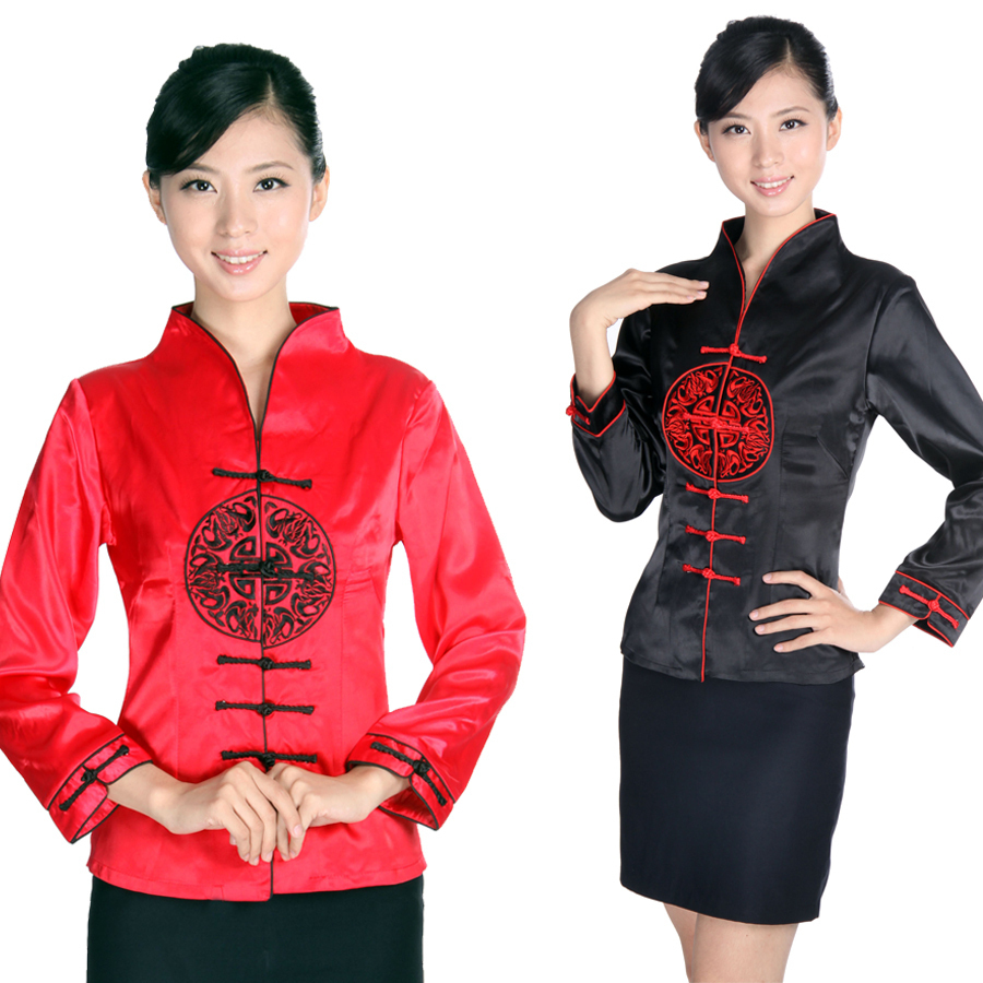 Work wear front desk long-sleeve work wear winter female tang suit b360