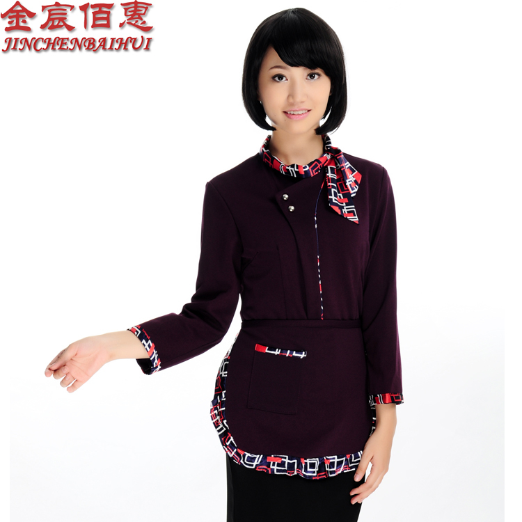 Work wear long-sleeve autumn and winter female work wear c660