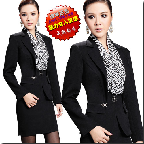 Work wear ol set culottes set female suit uniform fashion piece set 1750