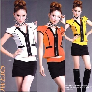 Work wear professional set sauna technicalness service ktv waiter clothes stewardess clothing