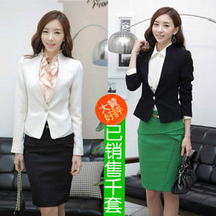 Work wear set women's fashion ol slim blazer professional skirt work wear piece set formal