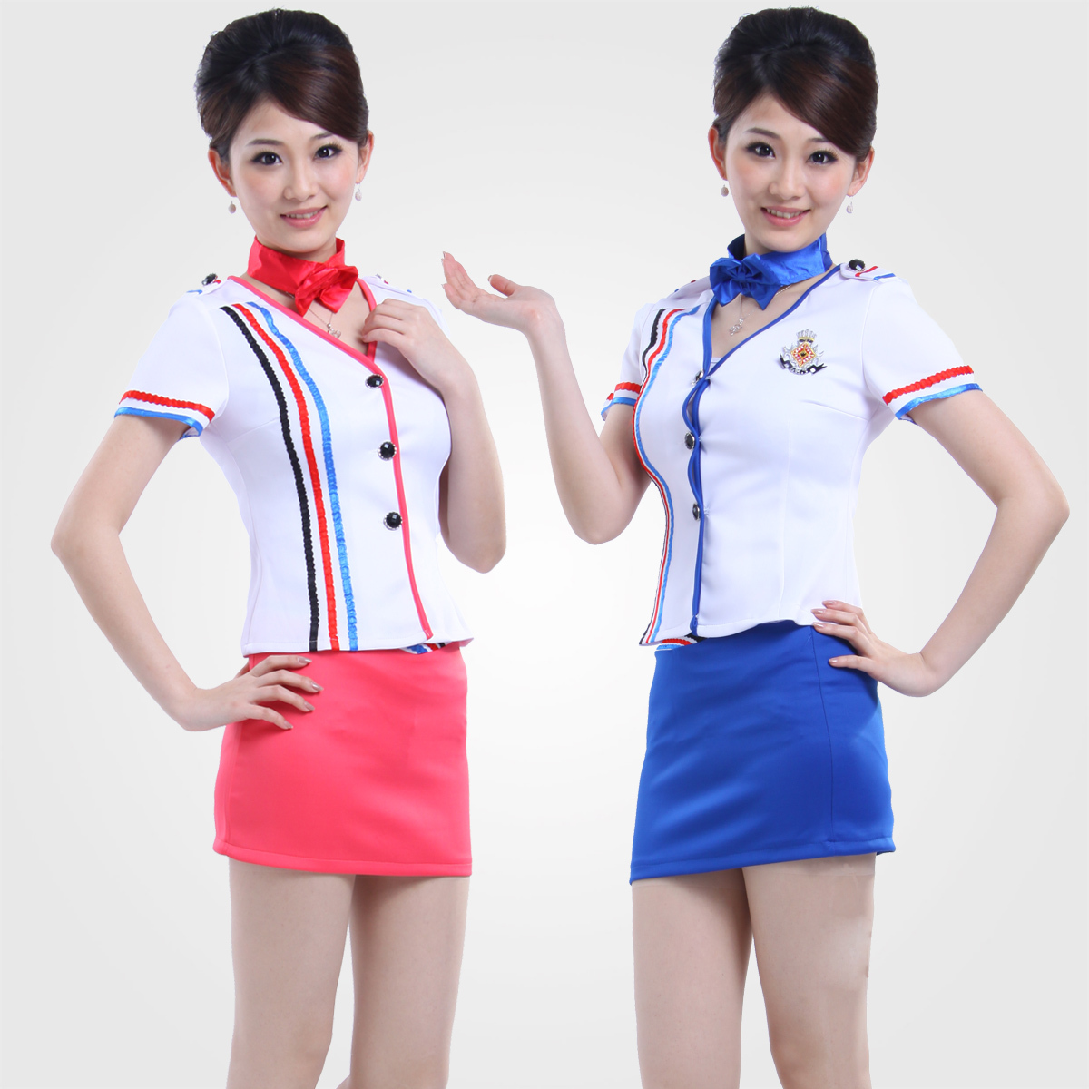 - work wear suit stewardess professional set