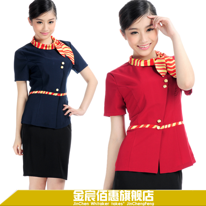 Work wear summer female short-sleeve work wear uniform short-sleeve