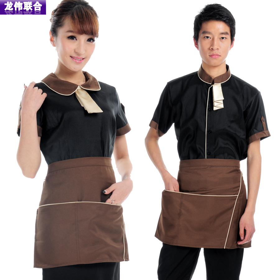 Work wear summer female waiter clothes work wear ct135