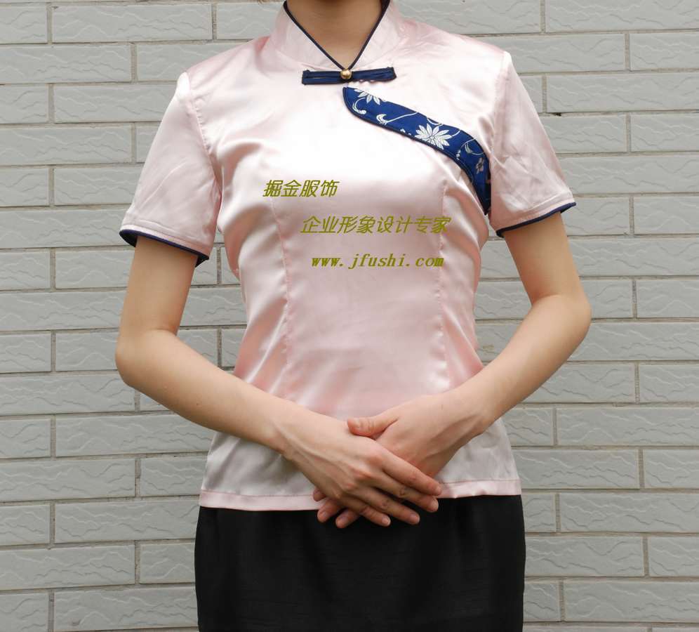 Work wear uniform tang suit waiter uniform work wear summer