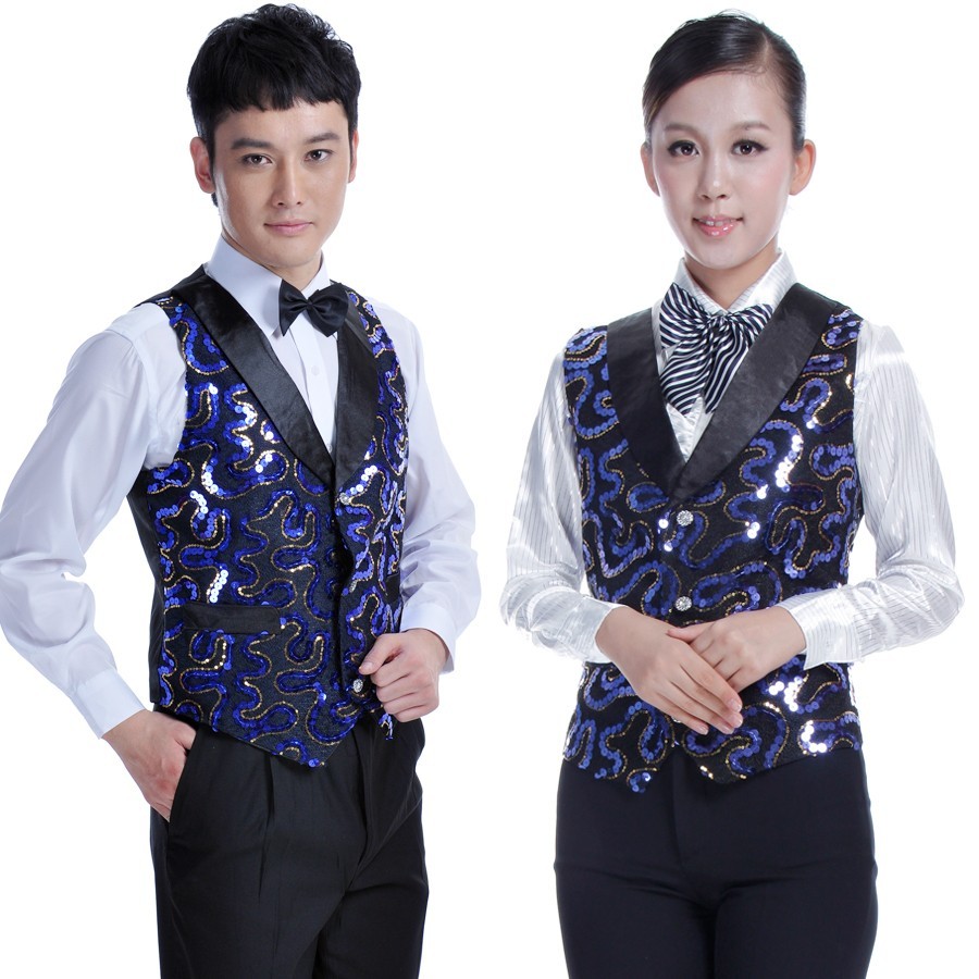 Work wear vest uniform vest ktv clothes