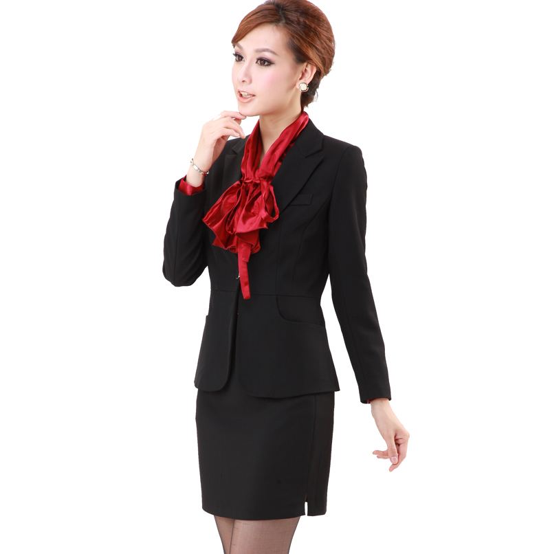 Work wear women professional 2 set fashion suit female skirt (pant) formal ol