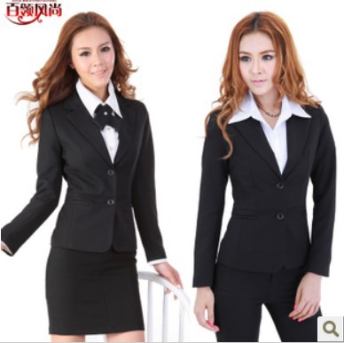 Work wear women's set autumn fashion work wear professional skirt women's formal tooling female Three-piece  032