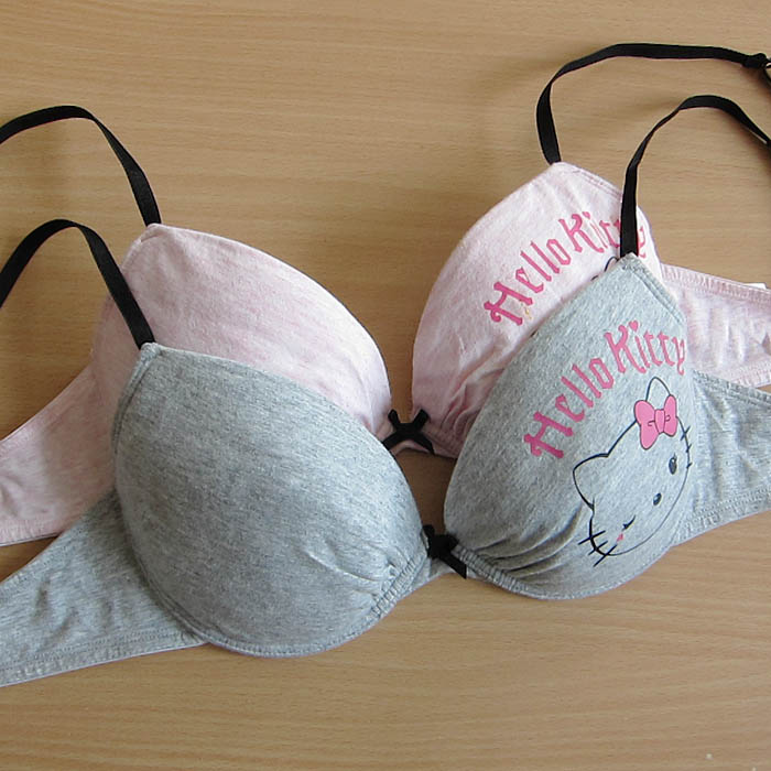 Xf h&m HELLO KITTY series thin sponge belt bra insert 65a70ab75b80b