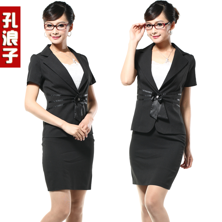 Xf509 work wear women's professional set skirt work wear set female