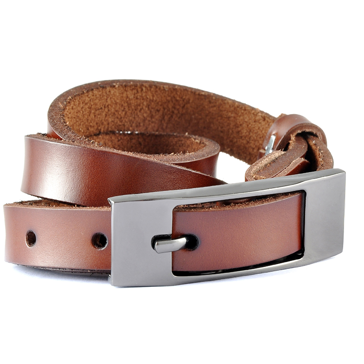 Xiaxin women's thin belt genuine leather strap all-match women's casual genuine leather Women