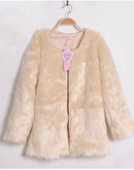 XJ8453 Women's Long Fair Outwear Korean style coat Faux fur womens winter coat with fur