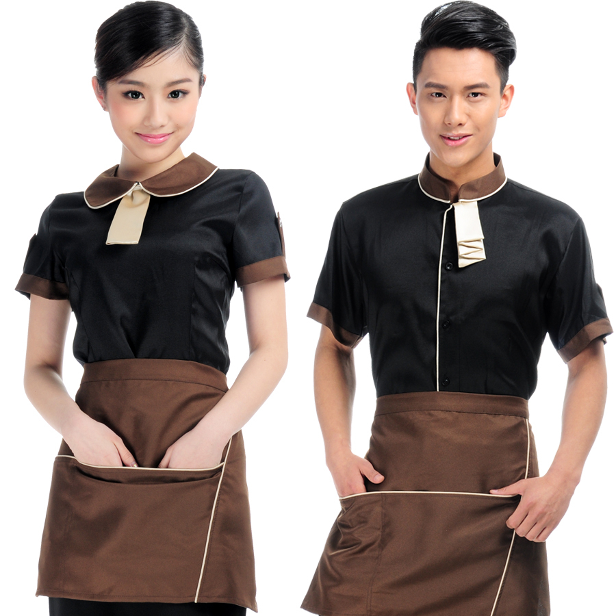 Xk135 work wear summer female uniform work wear front desk