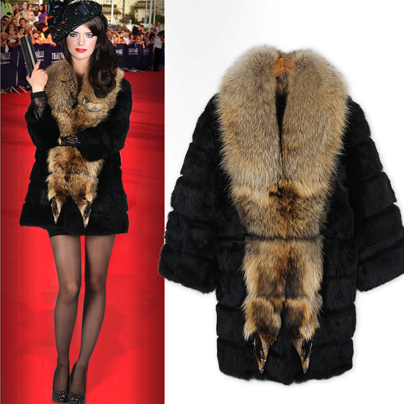 Xrui high quality luxury 2012 autumn and winter outerwear 718