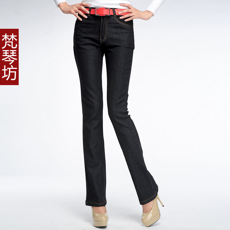 XXS-6XL,autumn and winter, elastic, plus size, flare trousers,jeans ,female ,free shipping.bestselling