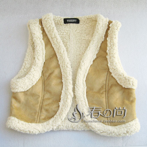 Y1201006 berber fleece ultra-short paragraph vest all-match product