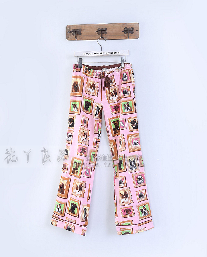 Yang's Cotton sanded a01-01-1787 pattern pajama pants 245