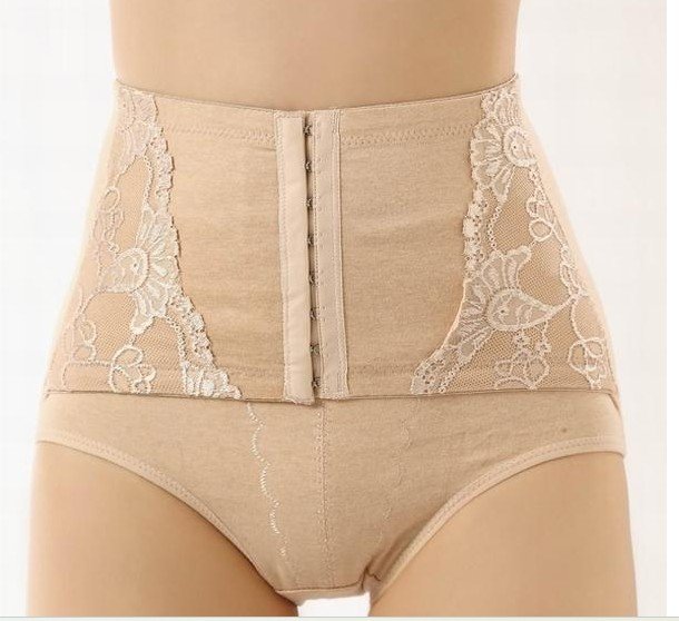 YiLiNa silk DiaoZhengXing 8 the top button to receive an abdomen carry buttock tall waist briefs new colored stretch body pants