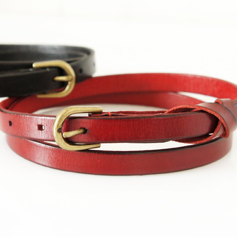 Yrxj vintage fashion normic fashion all-match first layer of cowhide women's belt genuine leather decoration strap d116