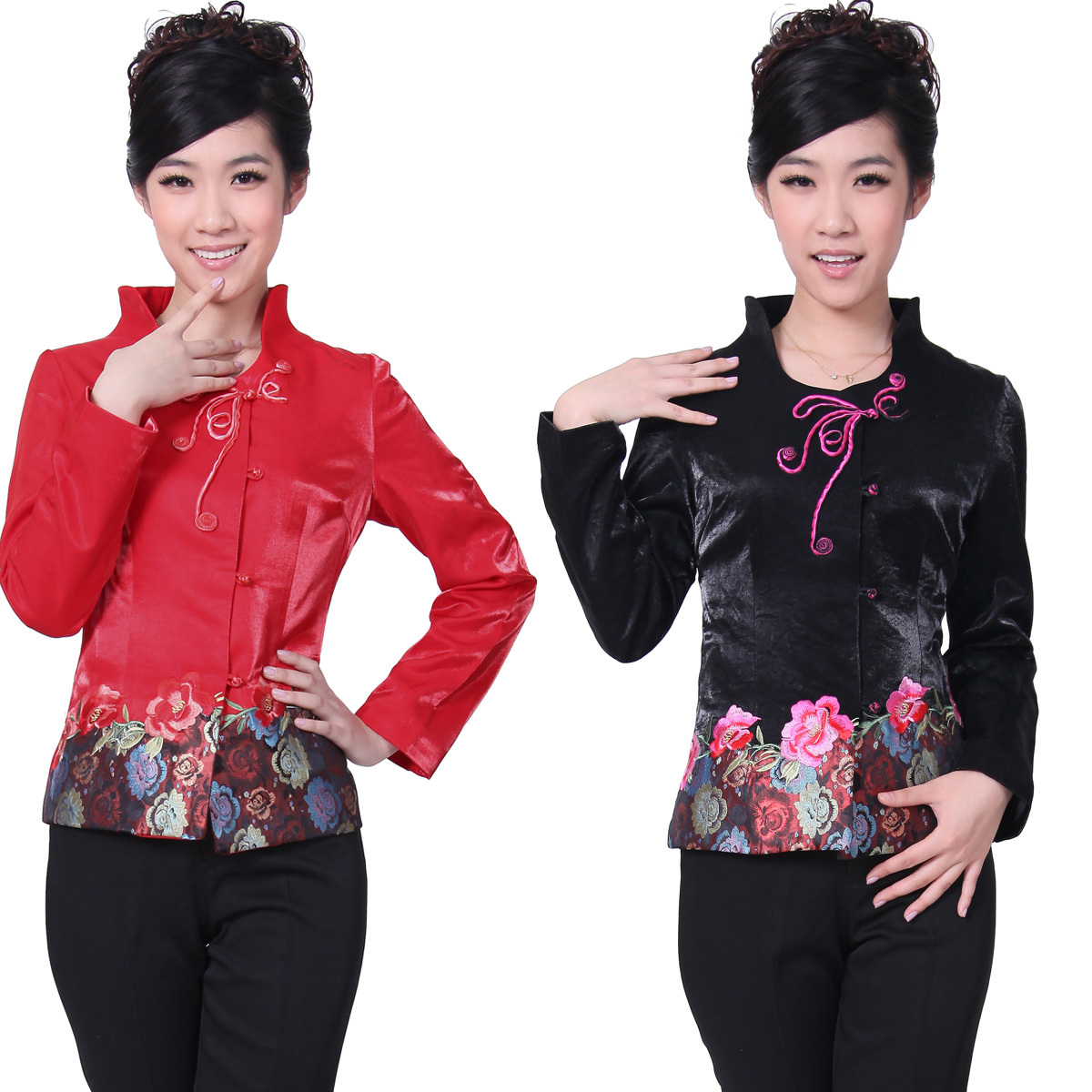 Z-18 work wear autumn and winter female work wear tang suit women's autumn and winter