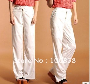 [zb08009]free shpping , cotton blended lady trousers, fashion lady pants,casual ladies trousers