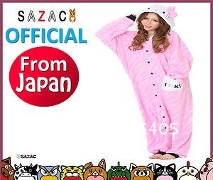 "Zebra kitty" Pink Kigurumi Costume Cosplay The Official Sazac Kigurumi Pajamas