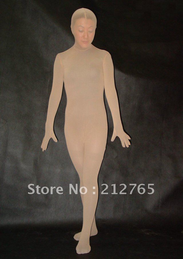 Zentai Fleshcolor Silk All-inclusive Tights A014