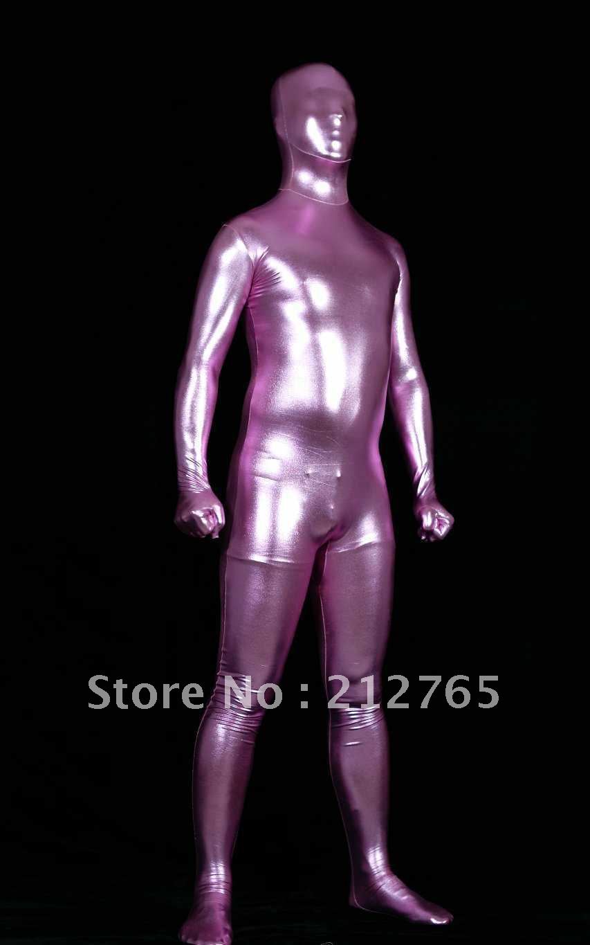 Zentai One Piece Shaper Pink Glue All-inclusive Tights T12