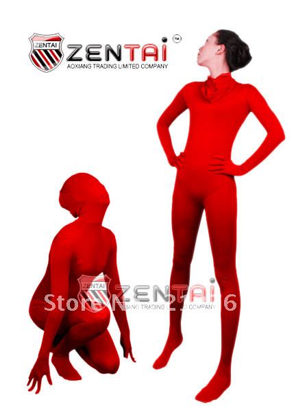 Zentai One Piece Shaper Red All-inclusive Tights A012