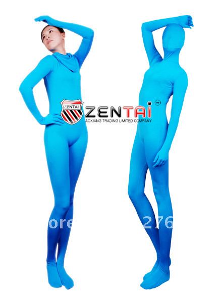 Zentai One Piece Shaper Turquoise All-inclusive Tights A007