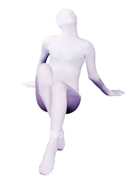 Zentai One Piece Shaper White All-inclusive Tights A001