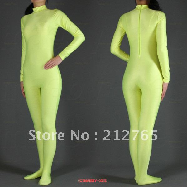 Zentai Plants Green One Piece Straitest X13