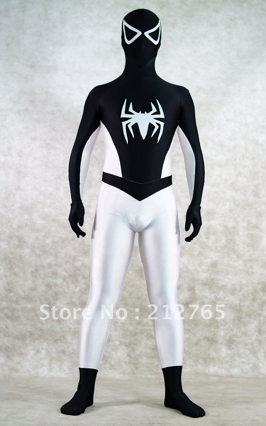 Zentai Shaper Black-And-White All-inclusive Tights Z45