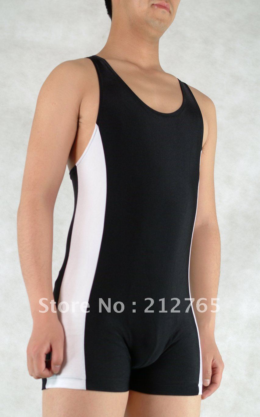 Zentai Shaper Black White Leotard All-inclusive Tights M110