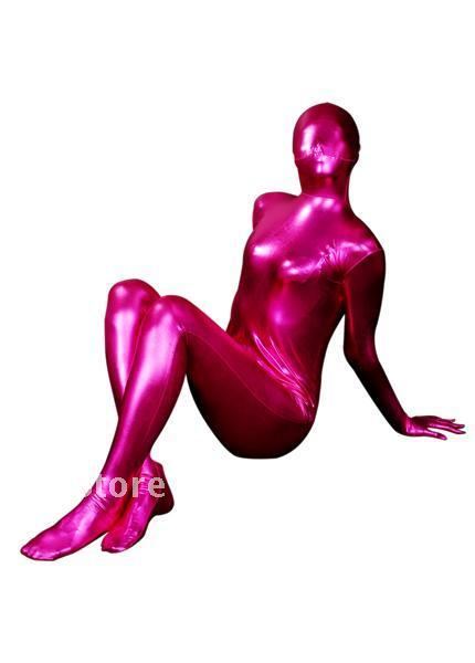 Zentai Suits One Piece Shaper Rose Gel All-inclusive Tights T06