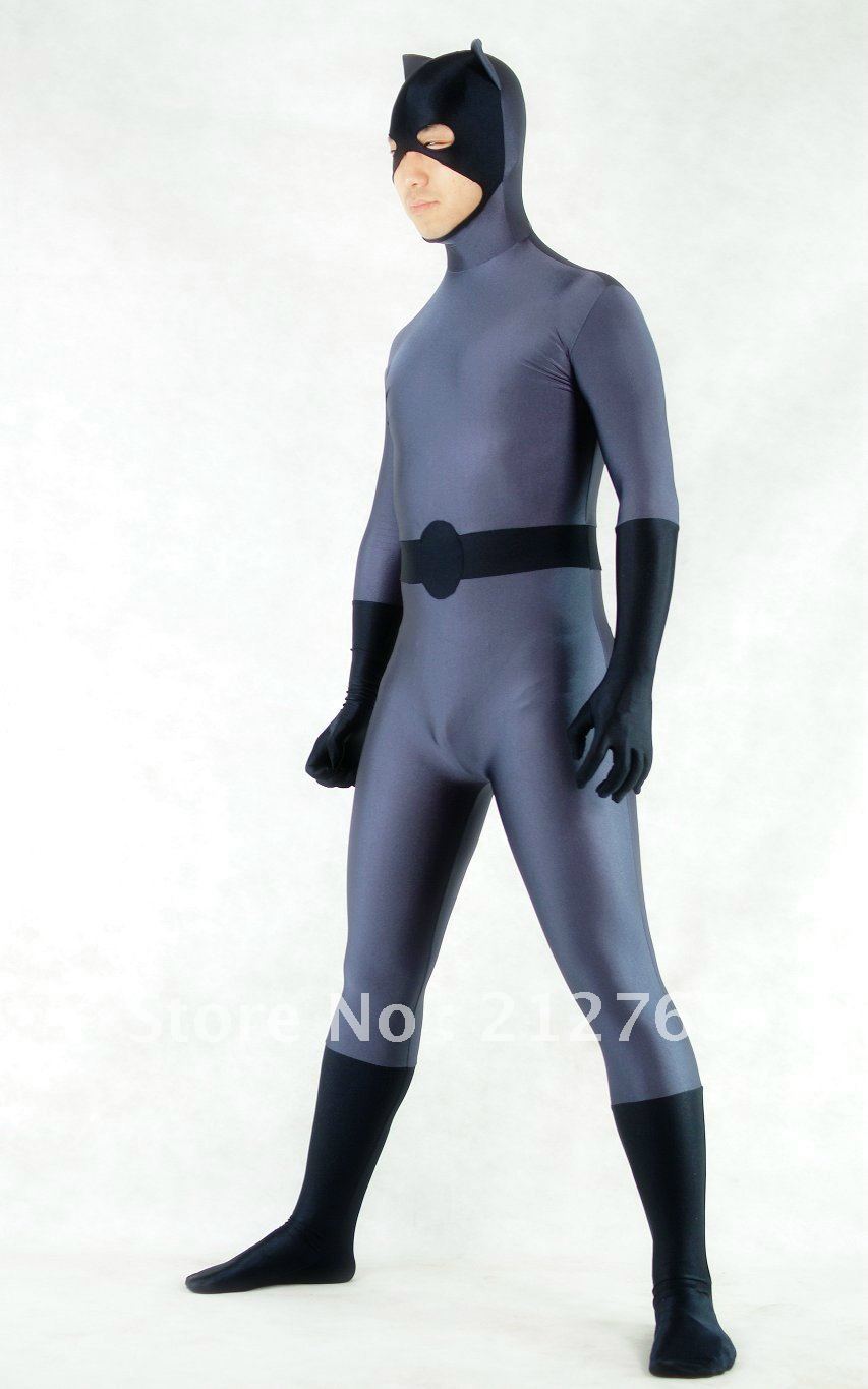 Zentai Suits Shaper Dark Gray Decoration All-inclusive Tights PS065