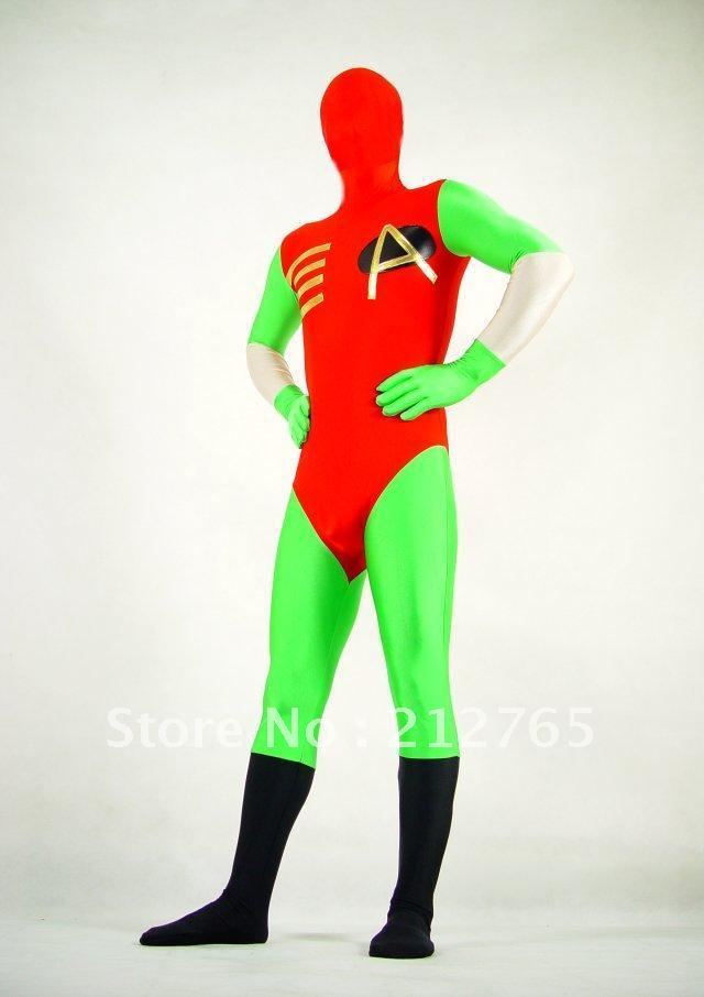 Zentai Suits Shaper Lubai Black-And-White Color Block Decoration All-inclusive Tights PS039