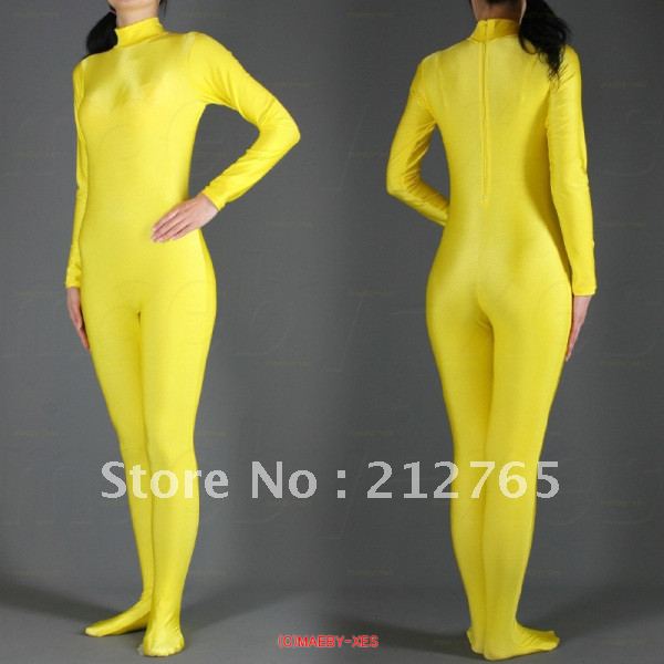 Zentai Yellow One Piece Straitest X14