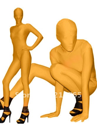 Zentai Yellowish Brown All-inclusive Tights A077