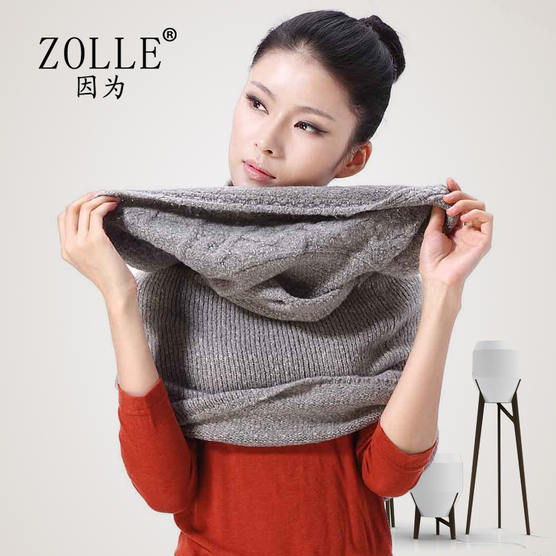 Zolle wool thermal collar sweater women's loose 22fe1132